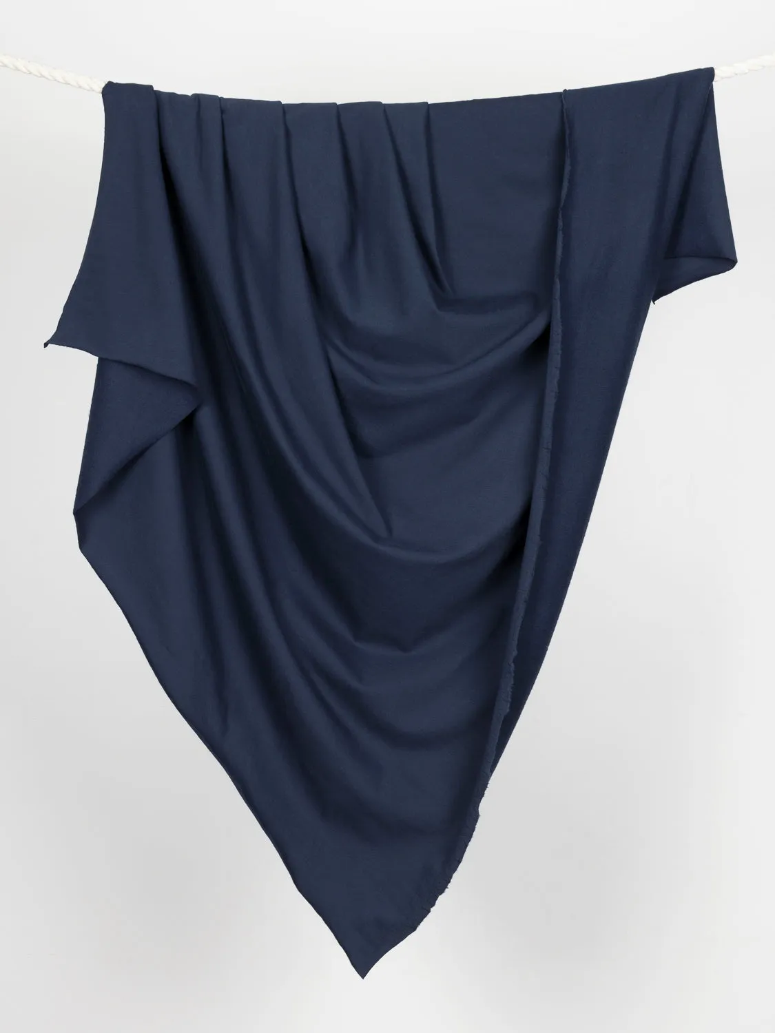 Organic Cotton Fleece - Navy