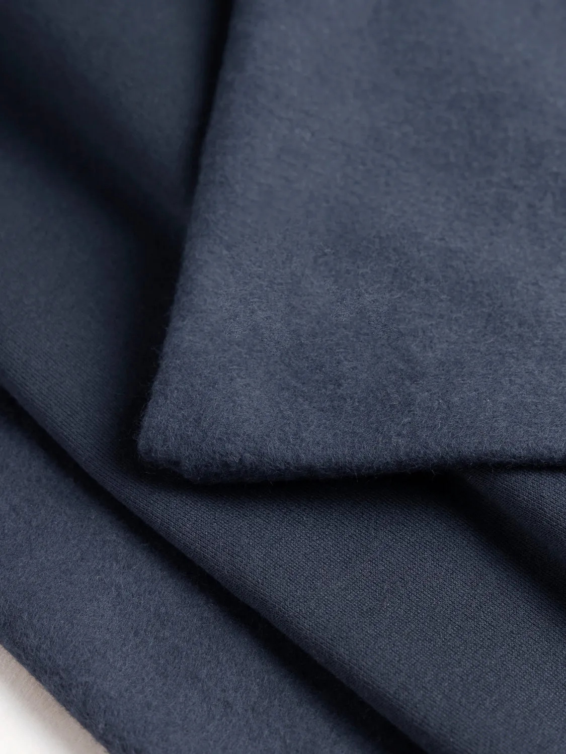 Organic Cotton Fleece - Navy