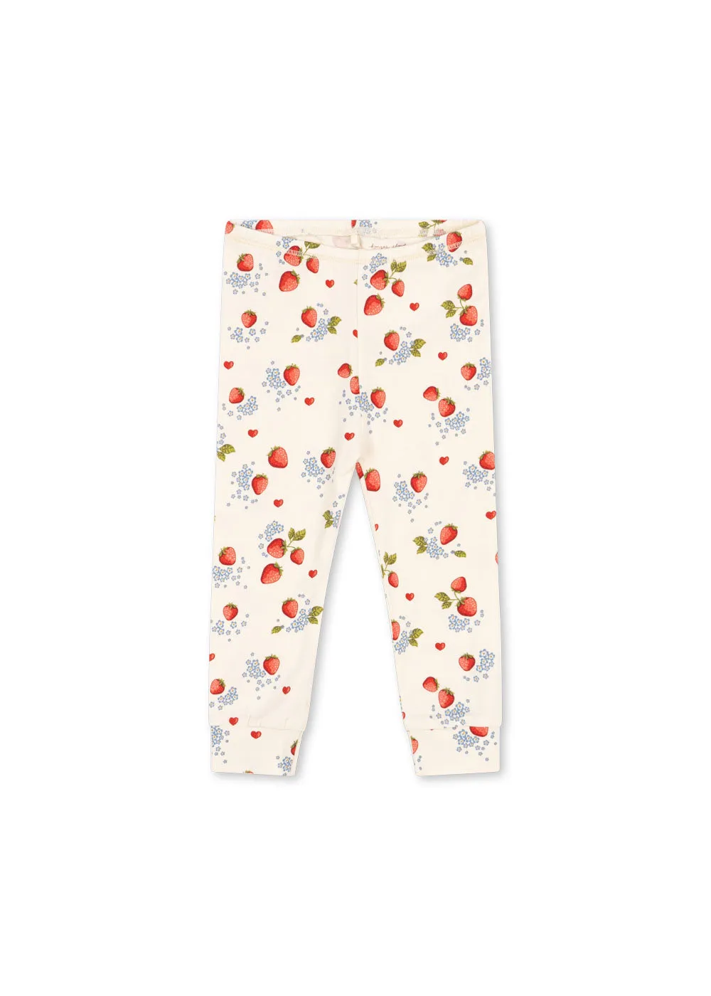 Organic Cotton Strawberry Print Legging Set