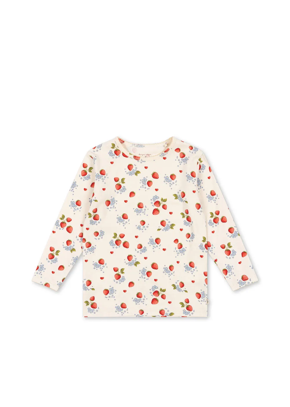Organic Cotton Strawberry Print Legging Set