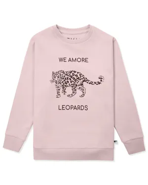 Organic Cotton Sweatshirt Amur Leopard