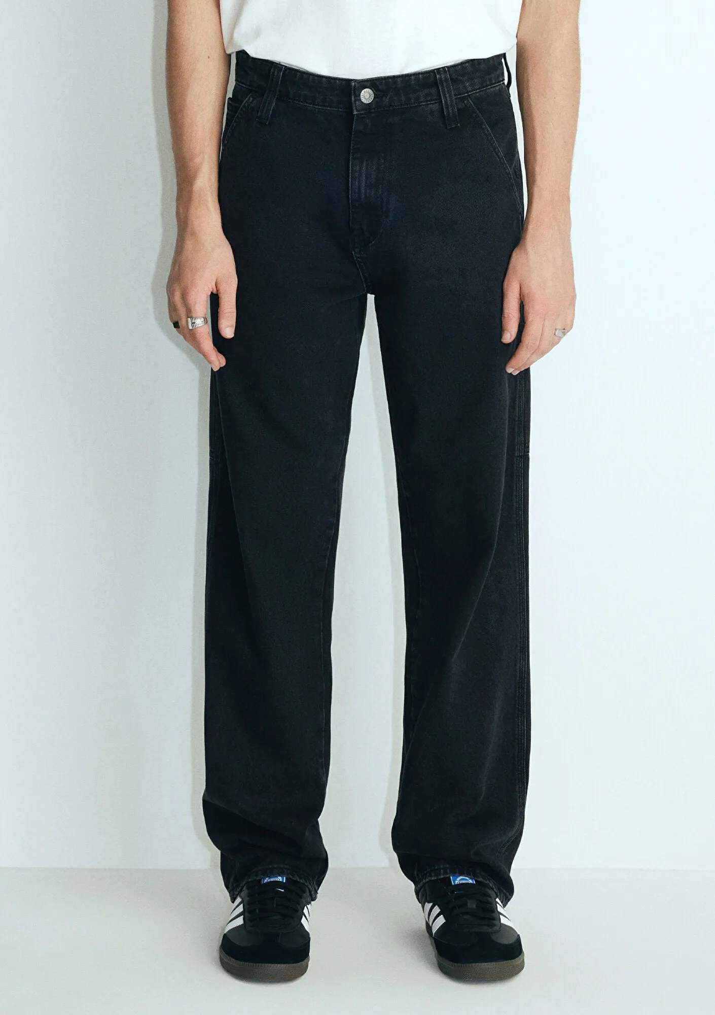 Oxford Smoke Denim Jean Pants