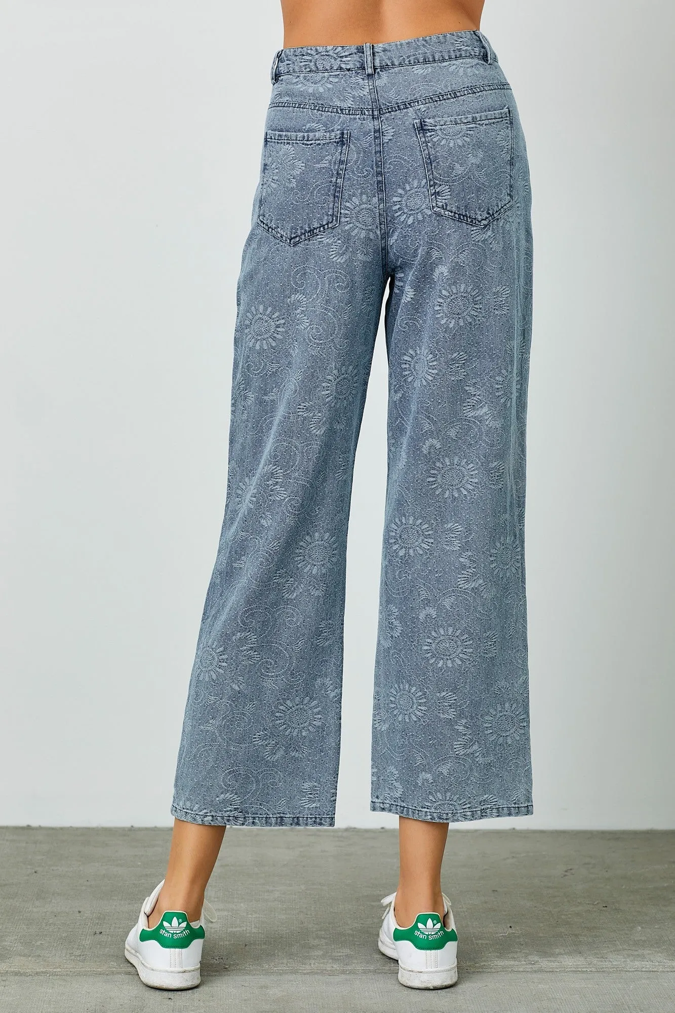 Paisley Denim Pants (part of a set)