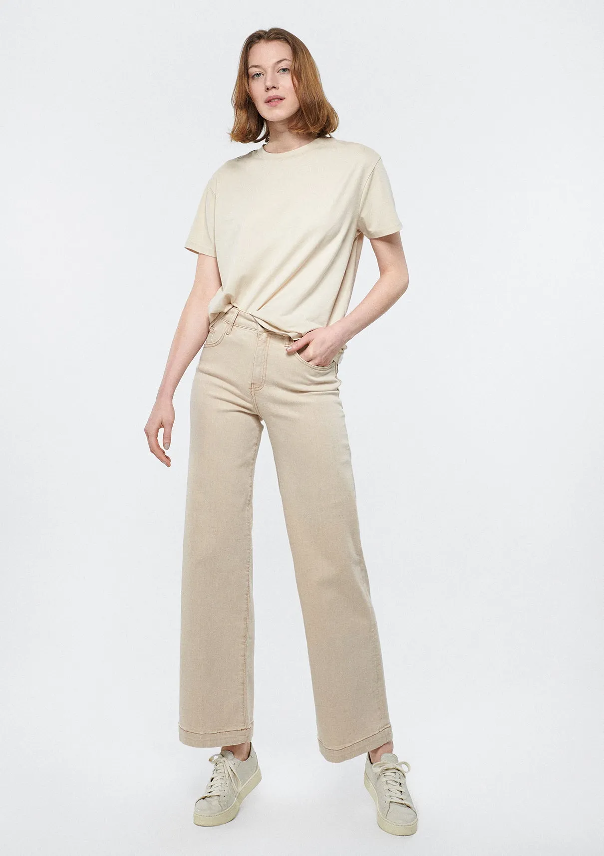 Paloma Natural Dye Beige Jean Pants