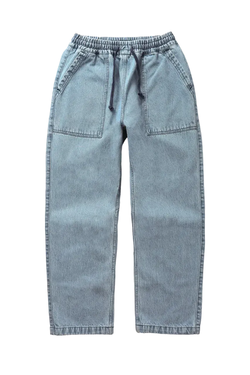 Pantalones SERVICE WORKS Classic Chef Pants Light Washed Denim