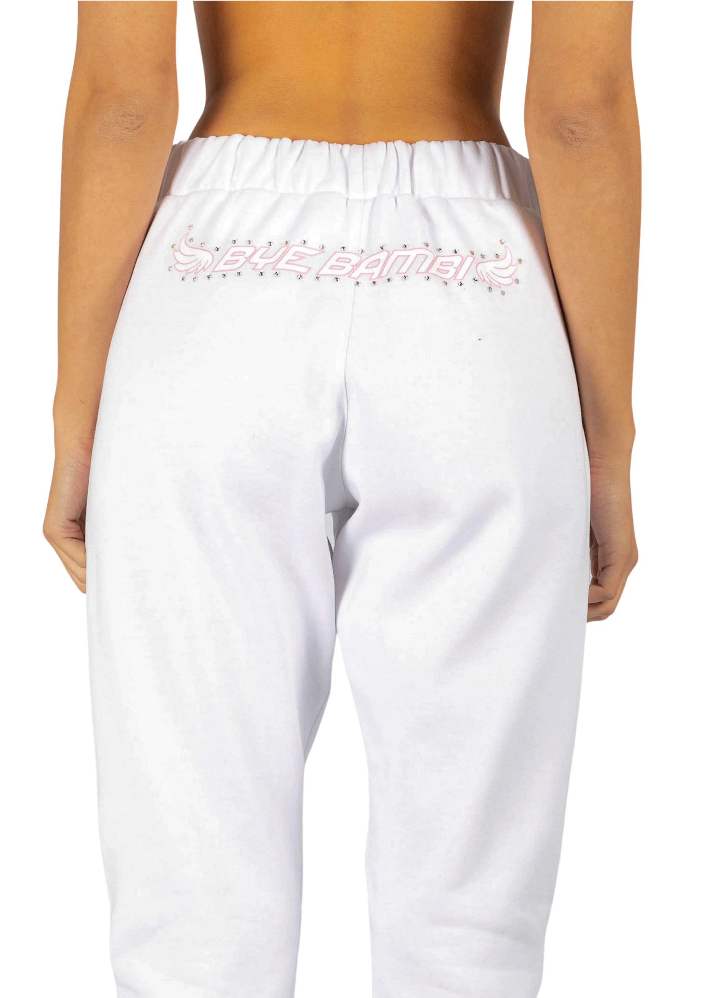PARIS TRACK PANT - SNOW WHITE