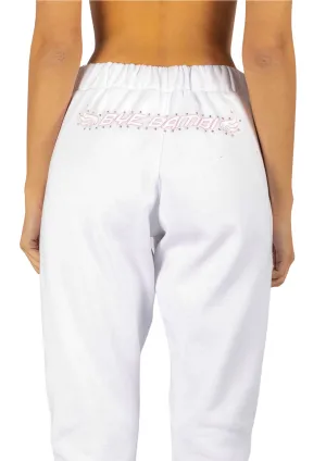PARIS TRACK PANT - SNOW WHITE