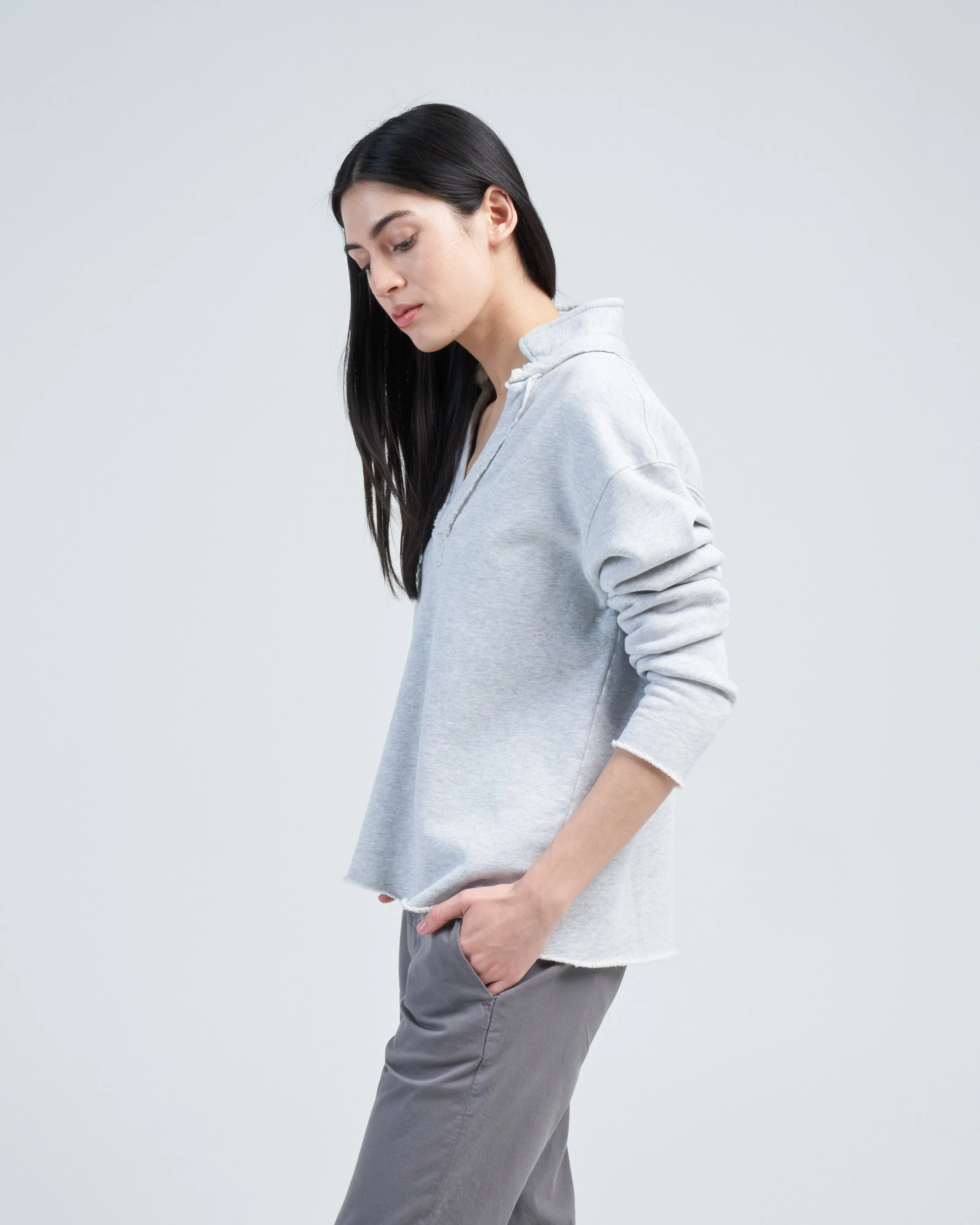 patrick popover henley triple fleece