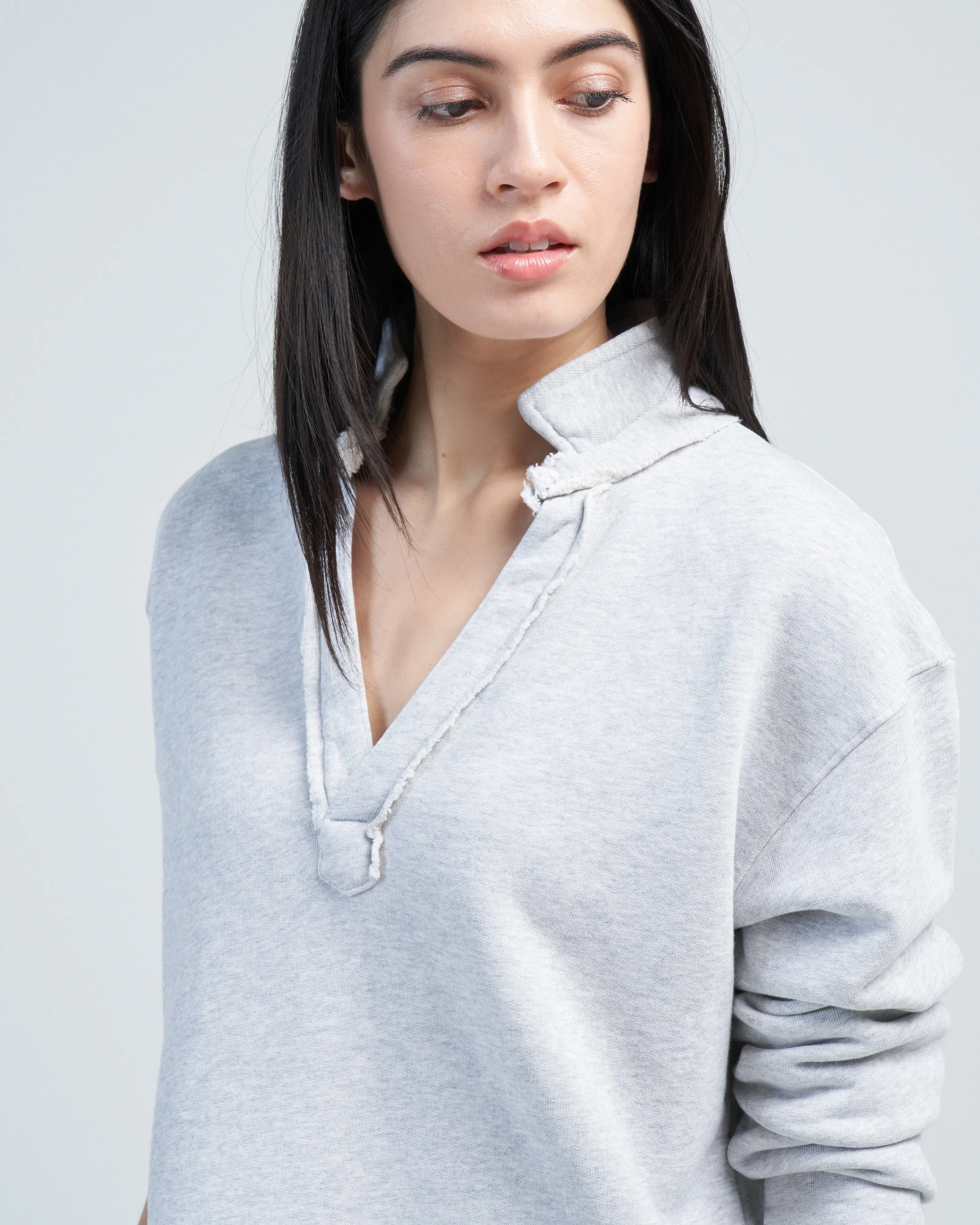 patrick popover henley triple fleece