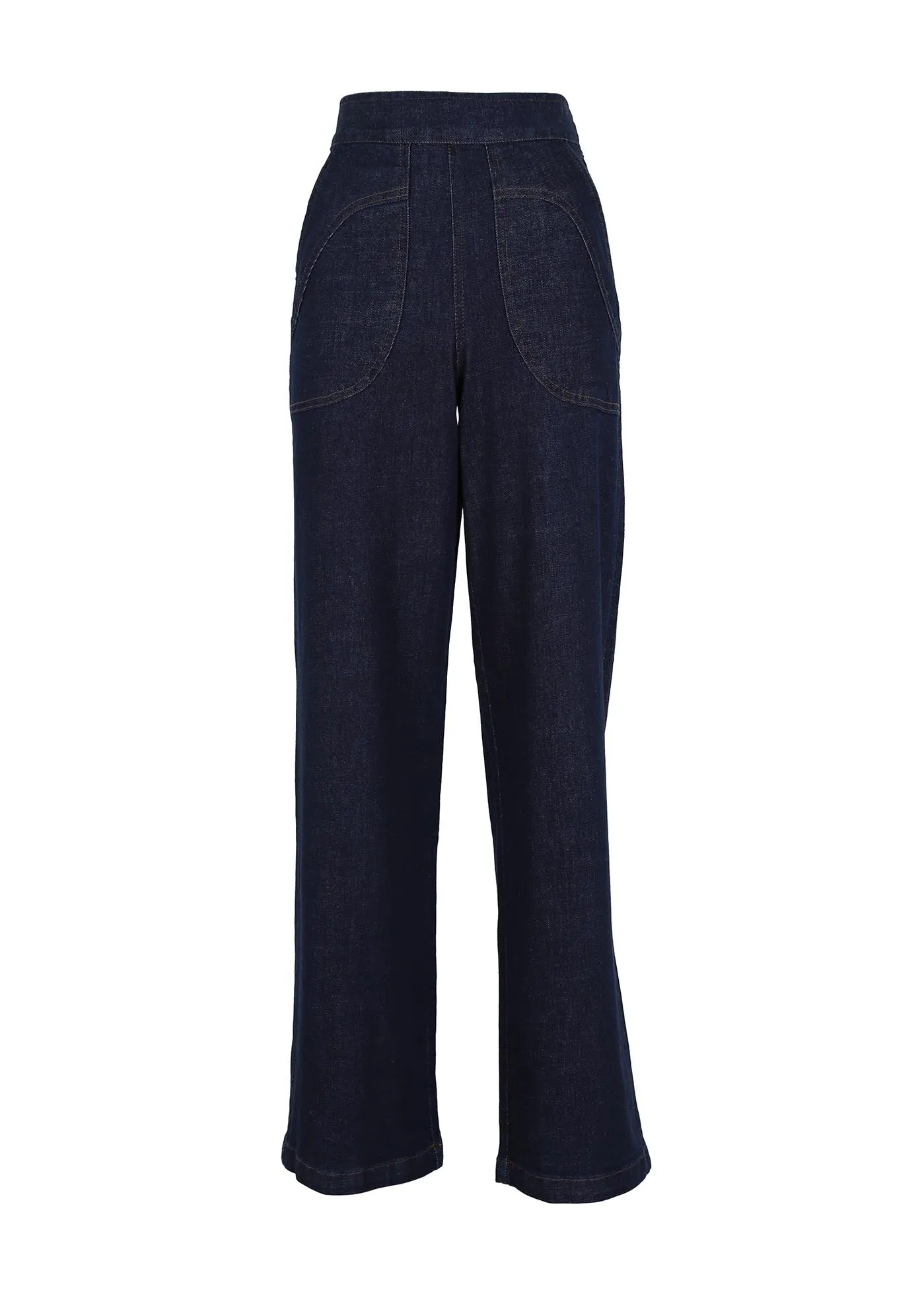 Peggy Long Jeans Indigo Wash in Denim