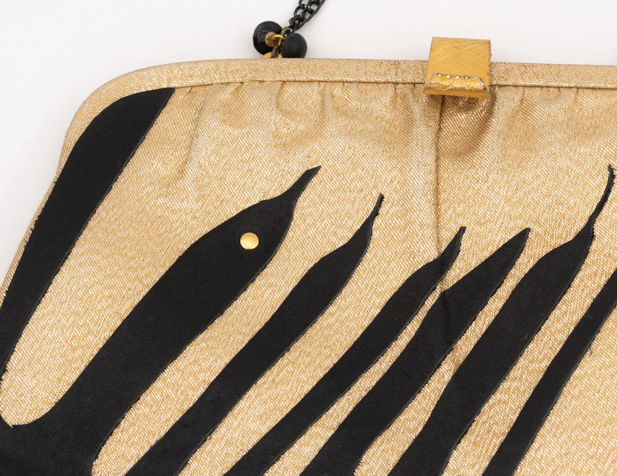 Pensée Or Clutch