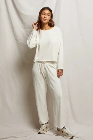 Perfect White Tee Drew Beach Jogger