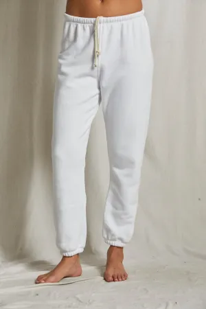 Perfect White Tee - Women - White Stevie Sweatpant