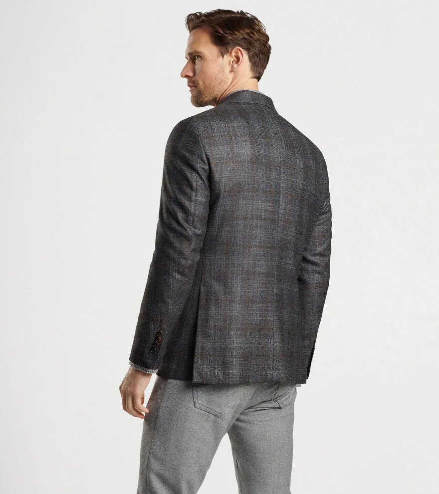 Peter Millar - Weston Windowpane Soft Jacket - Steel