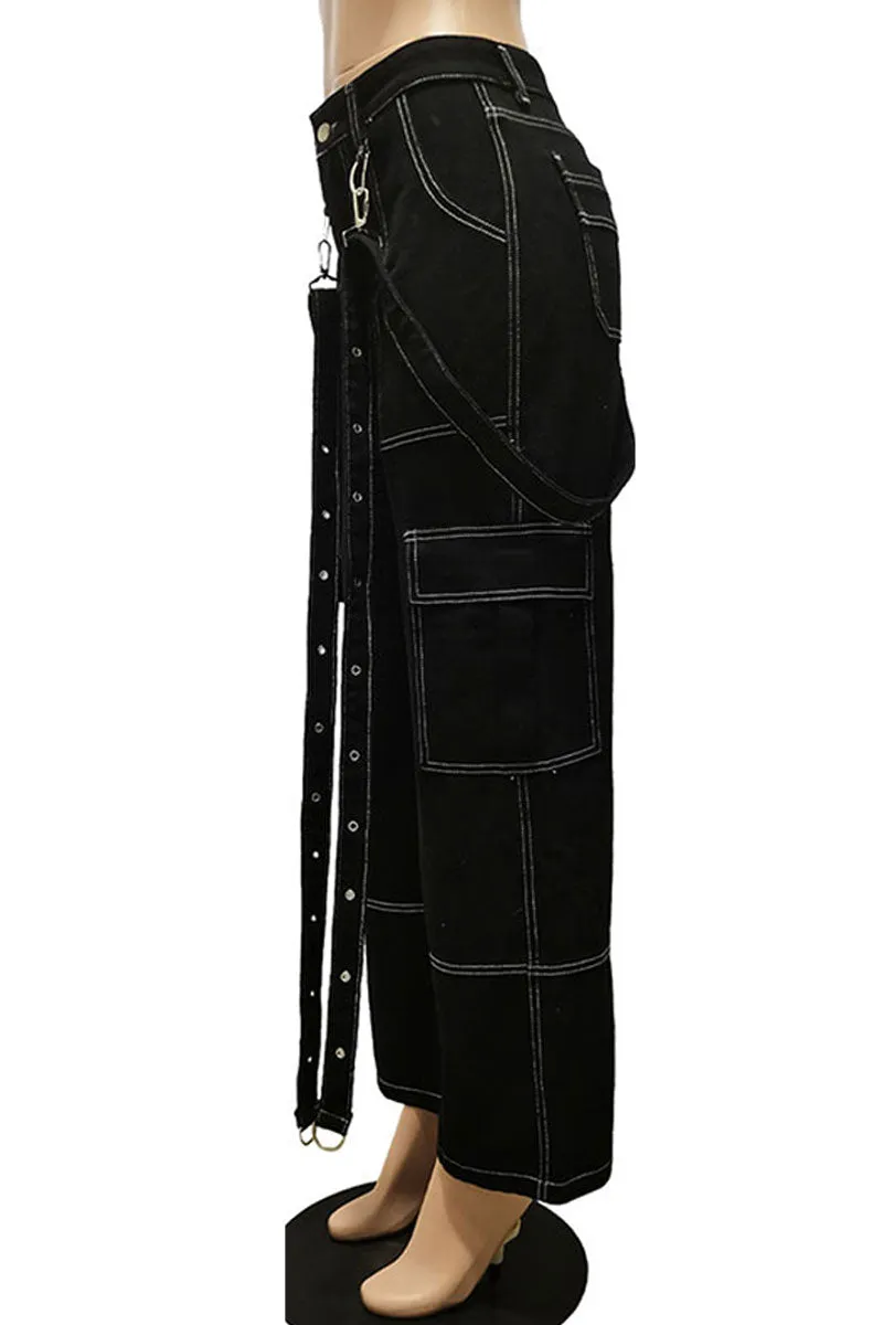 PF0306 Cargo Denim Long Jeans