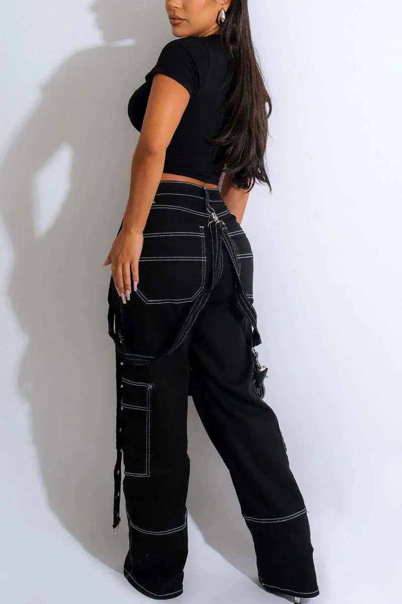 PF0306 Cargo Denim Long Jeans