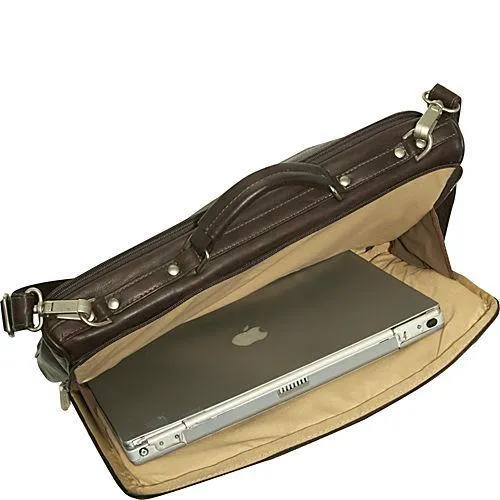 Piel Leather Double Executive Computer Bag