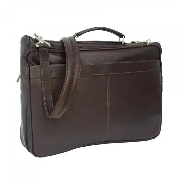 Piel Leather Double Executive Computer Bag