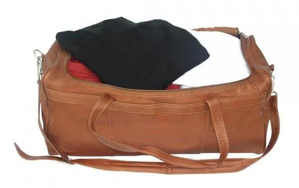 Piel Leather Traveler's Select Medium Duffel Bag