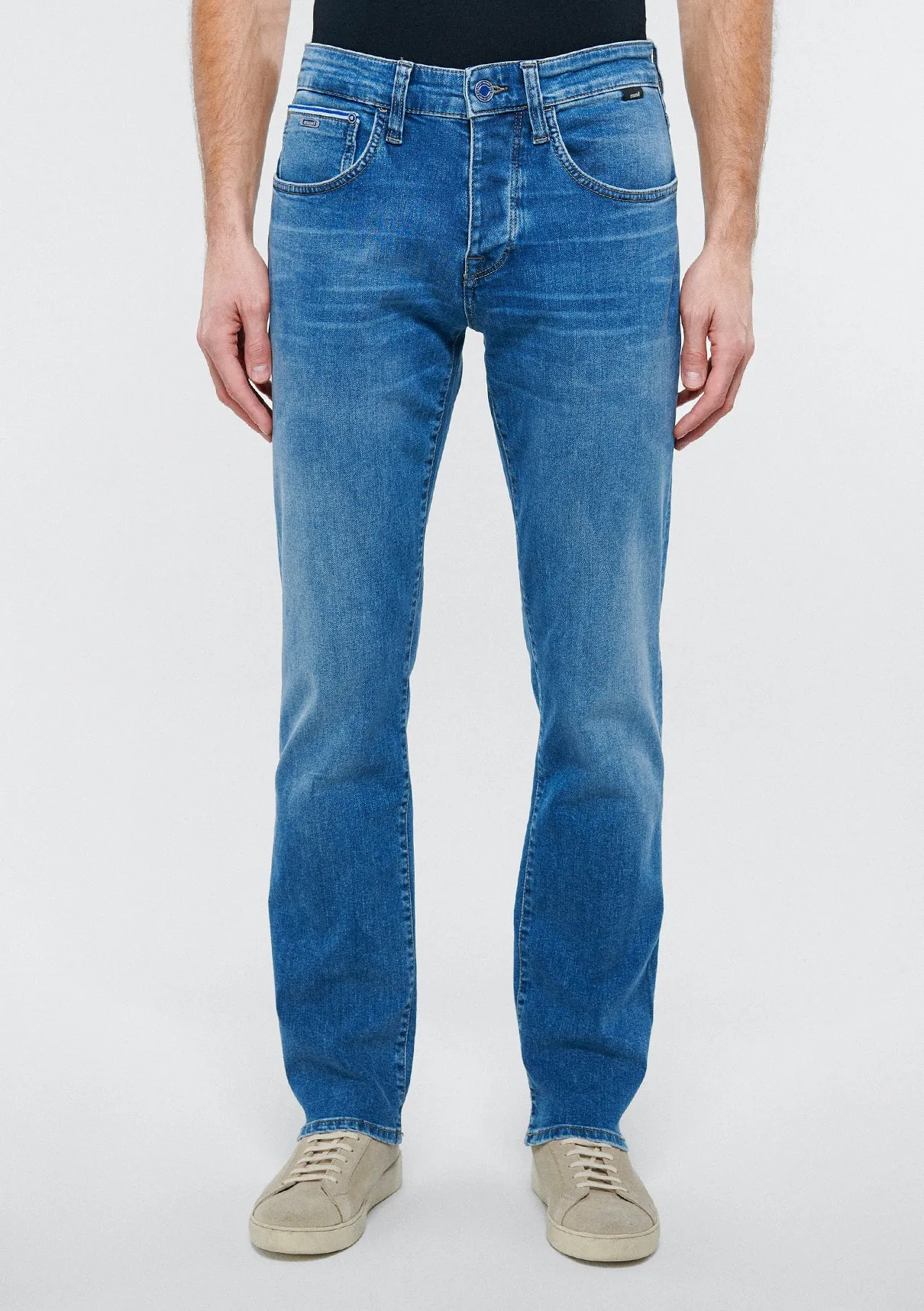 Pierre Mid Brushed Premium Blue Jean Pants
