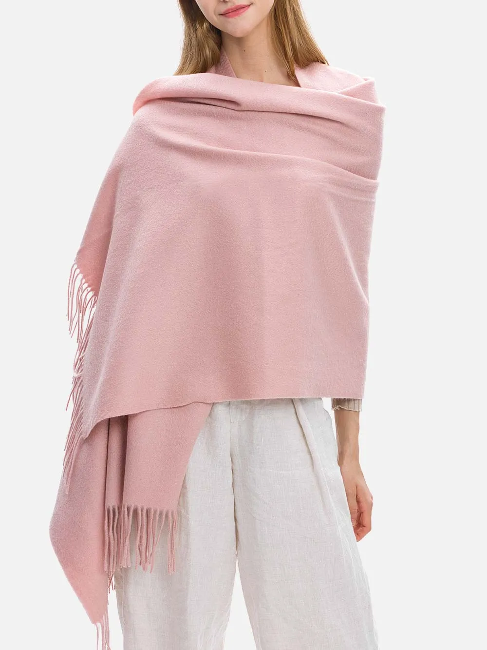 Pink Cashmere Wrap