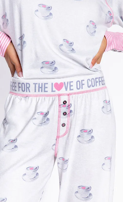 PJ Salvage For The Love Of Coffee PJ Set