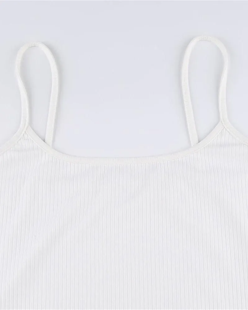 Plain White Back to School Dress