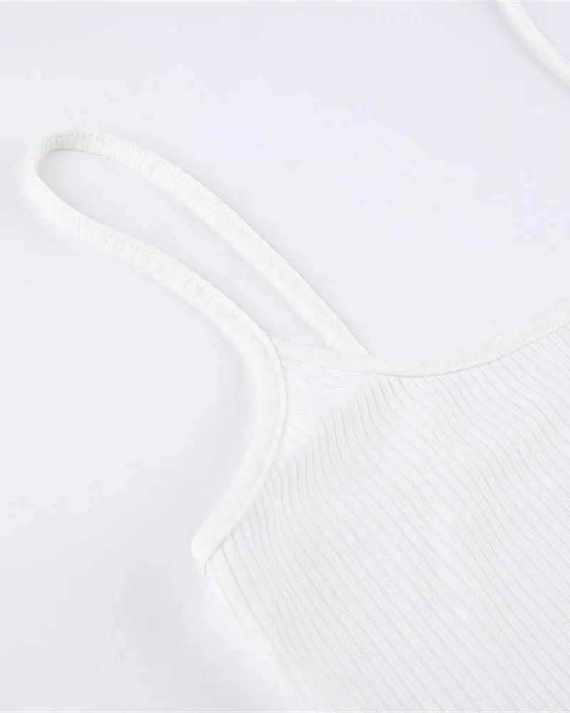 Plain White Back to School Dress