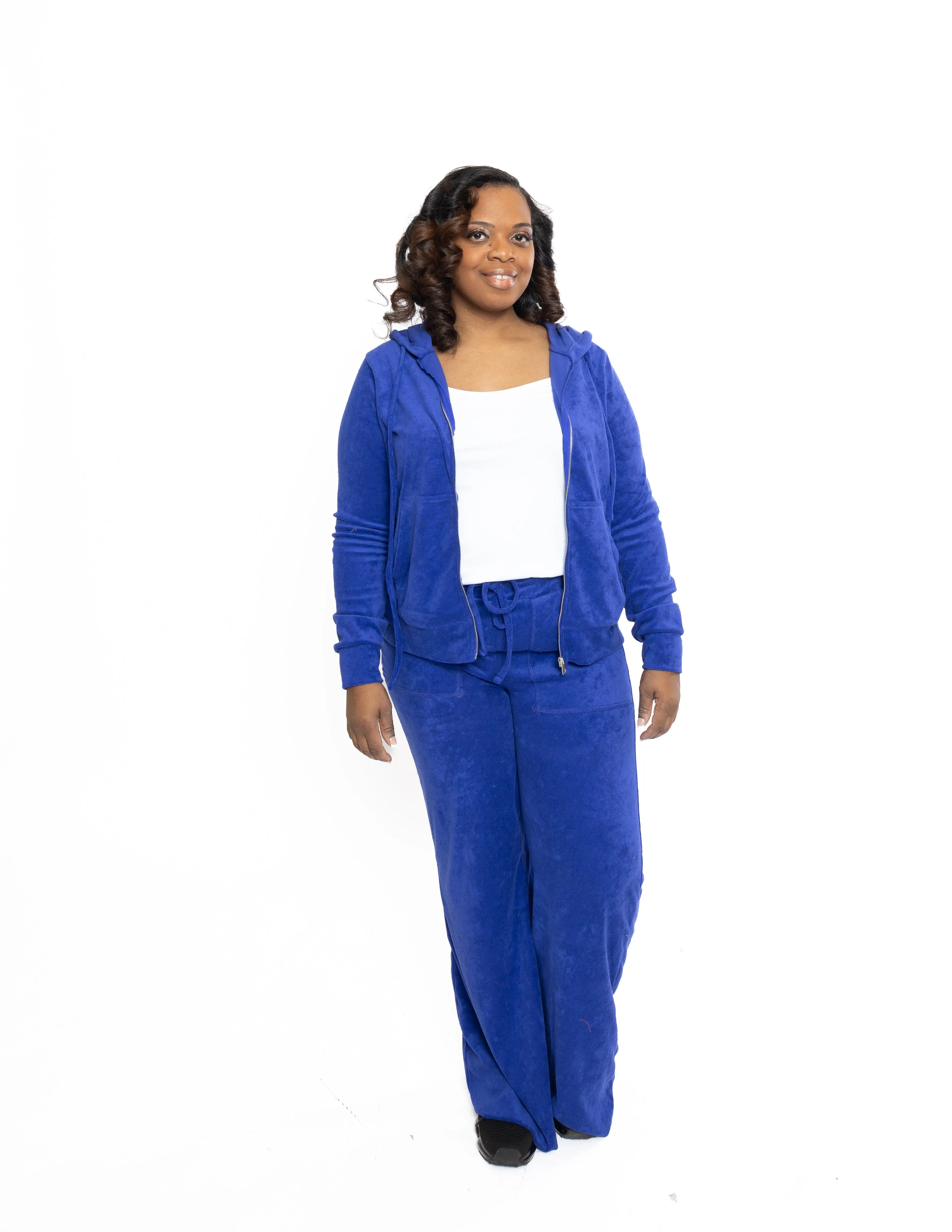 PLUS LOOP TERRY JACKET & PANTS SET