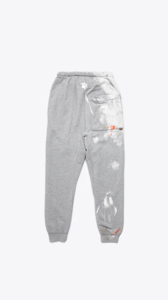 Pocket Bleach/Paint Heather Yumm Sweatpant - Heather Bleachout