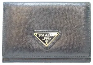 Prada Saffiano Leather Black Wallet