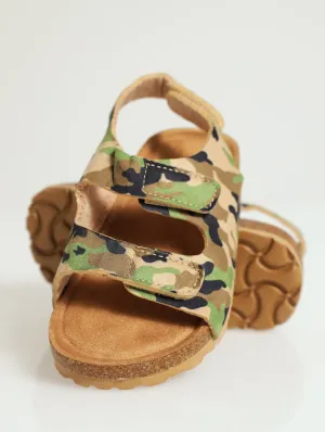 Pre-Boys Velcro Health Sandal - Camo