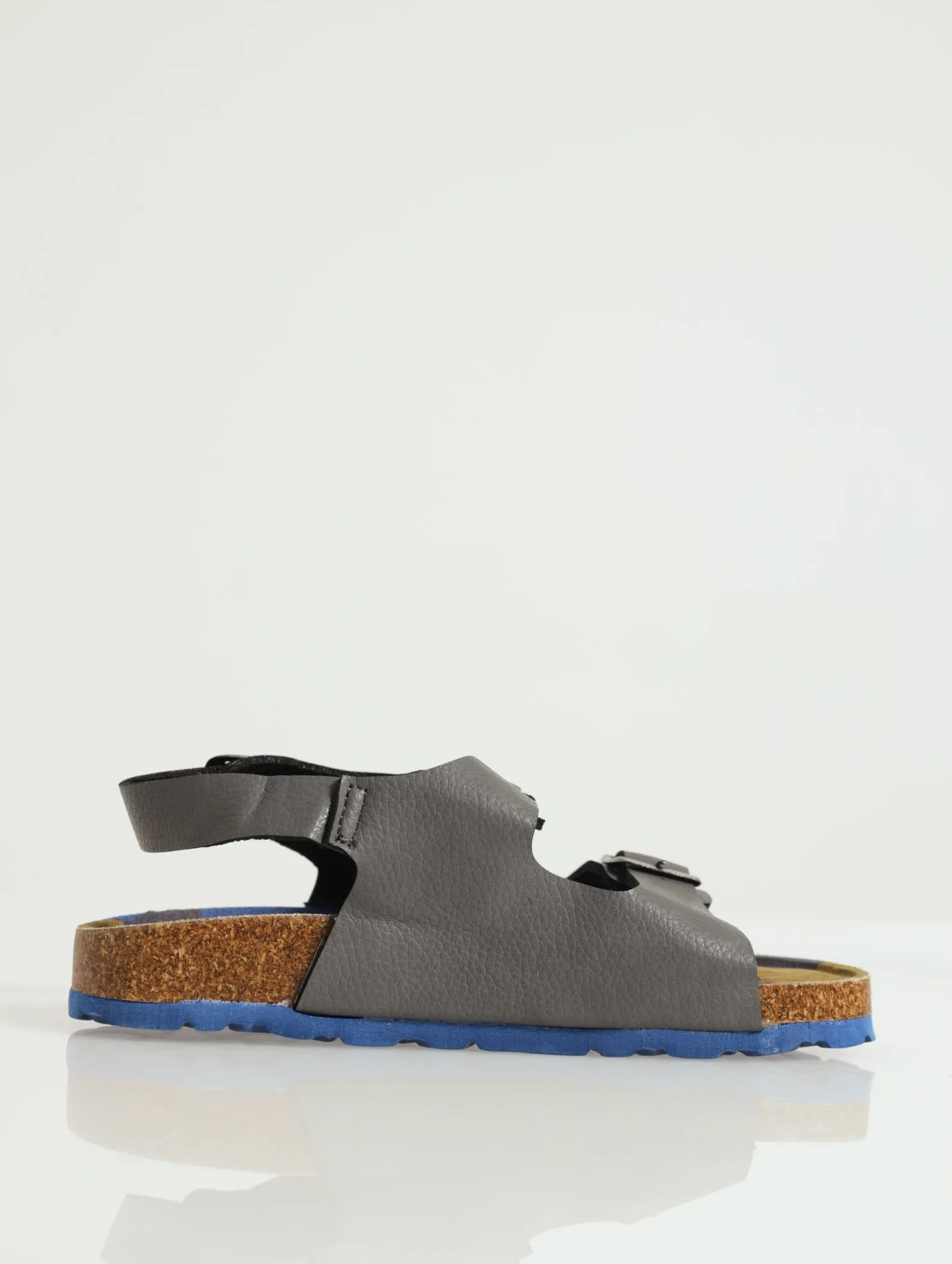 Pre-Boys Velcro Health Sandal - Grey