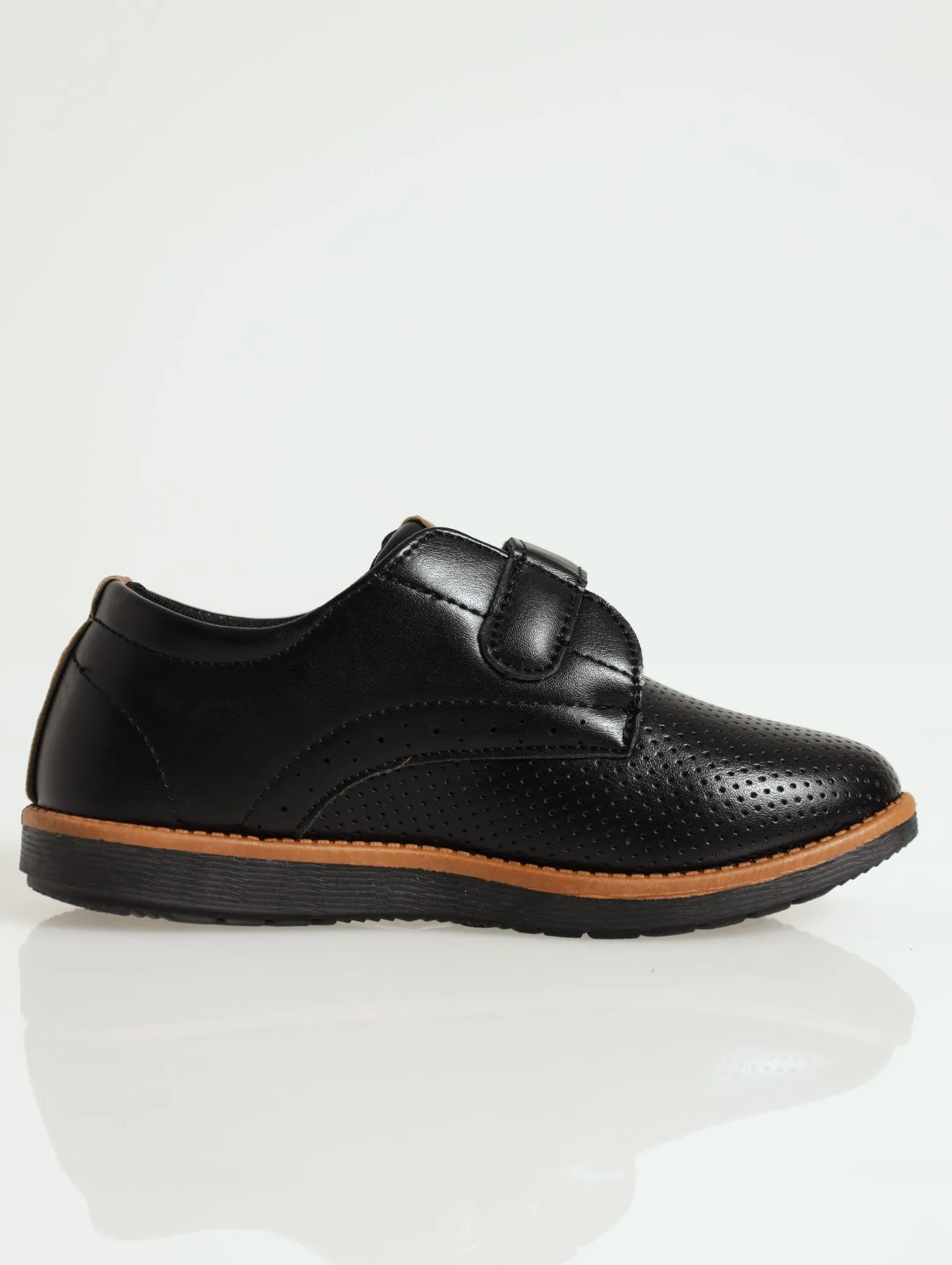 Pre-Boys Velcro Smart Shoe - Black