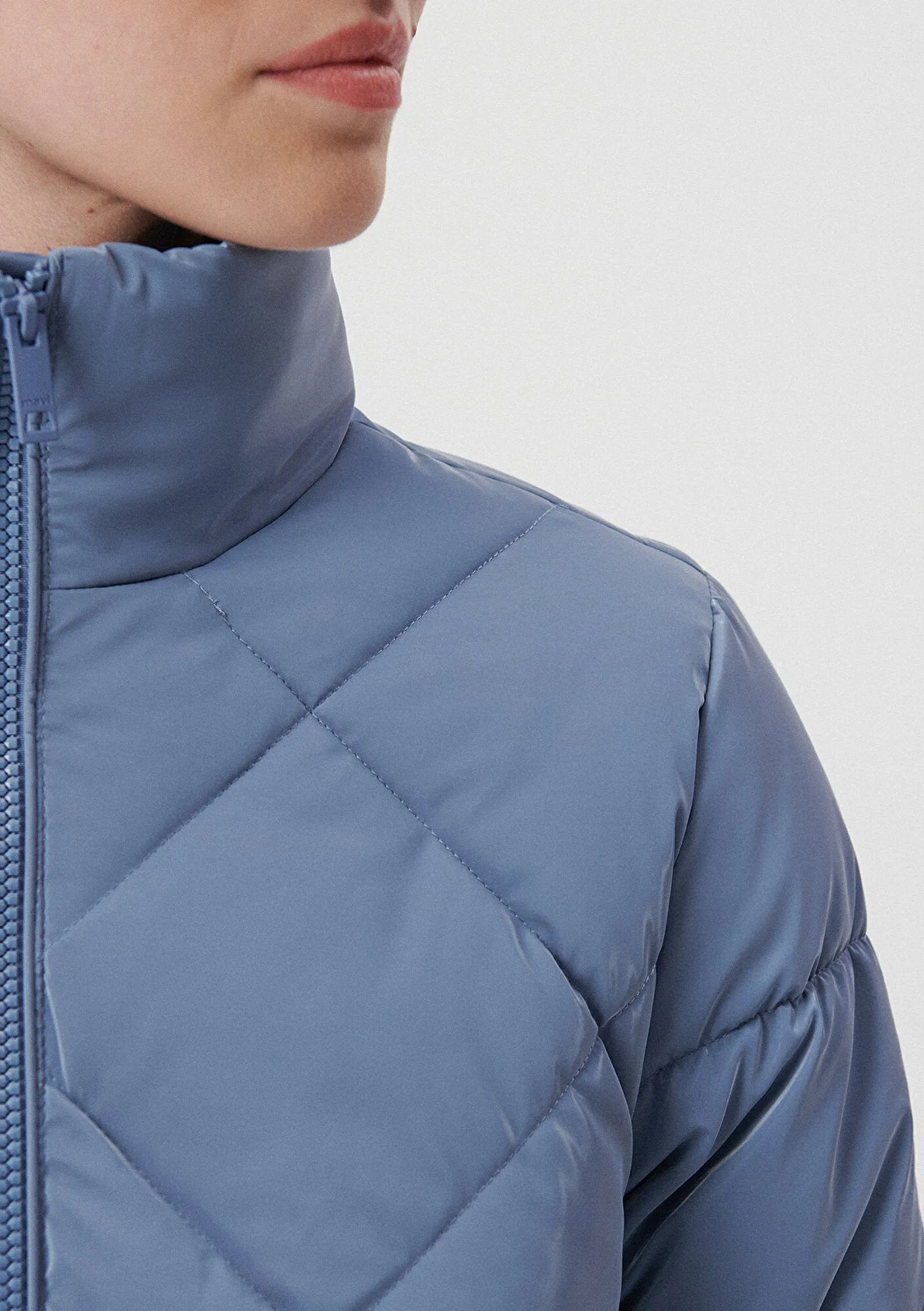 Premium Quilted Blue Puffer Jacket