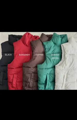 Puffer Vest - black