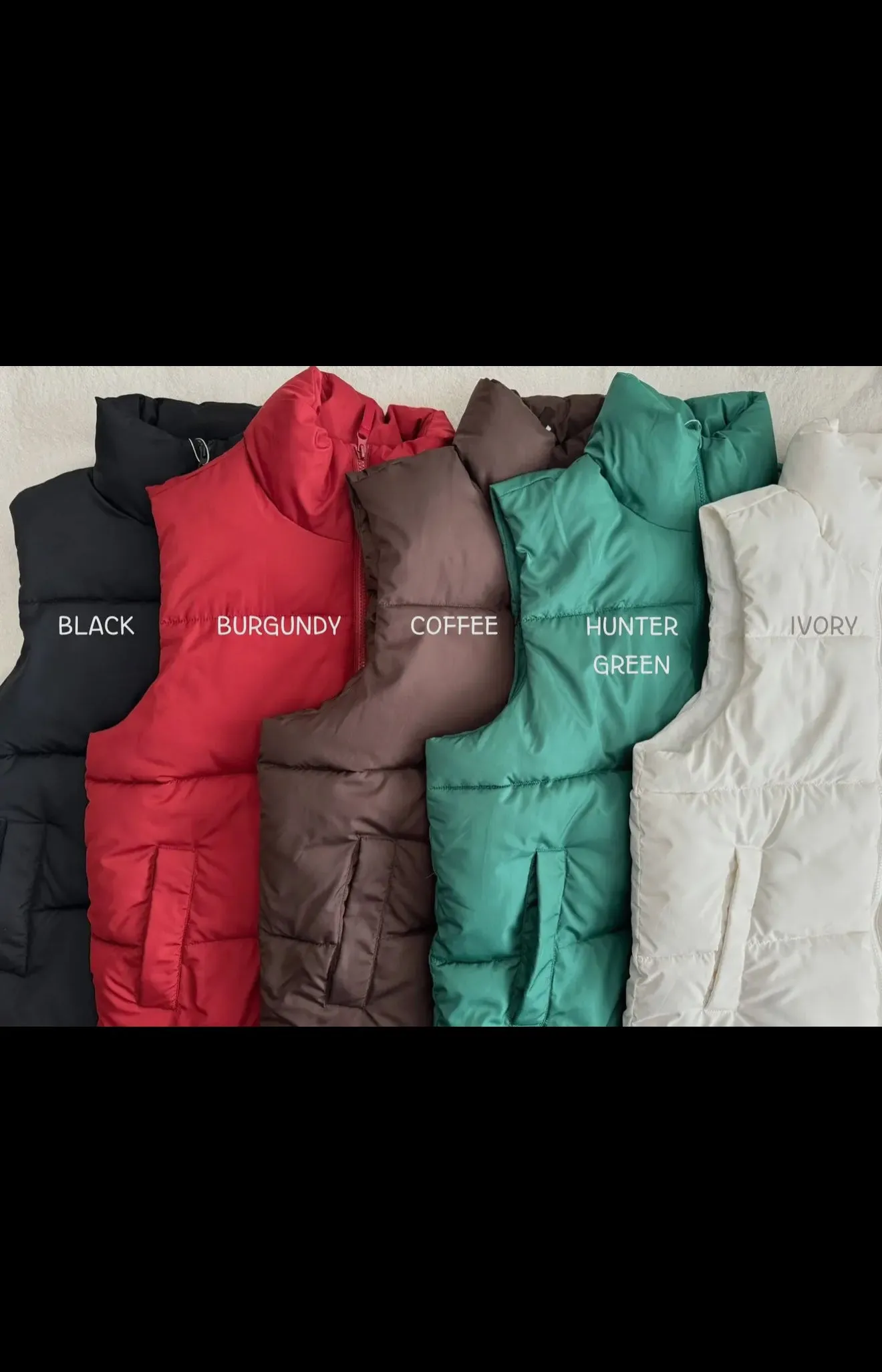 Puffer Vest - black