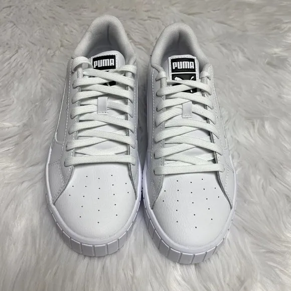 Puma Cali Star Grade School Casual Shoes White Iridescent 385720-01 NEW Size 6.5