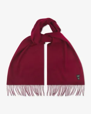 Pure Cashmere Scarf in Wine