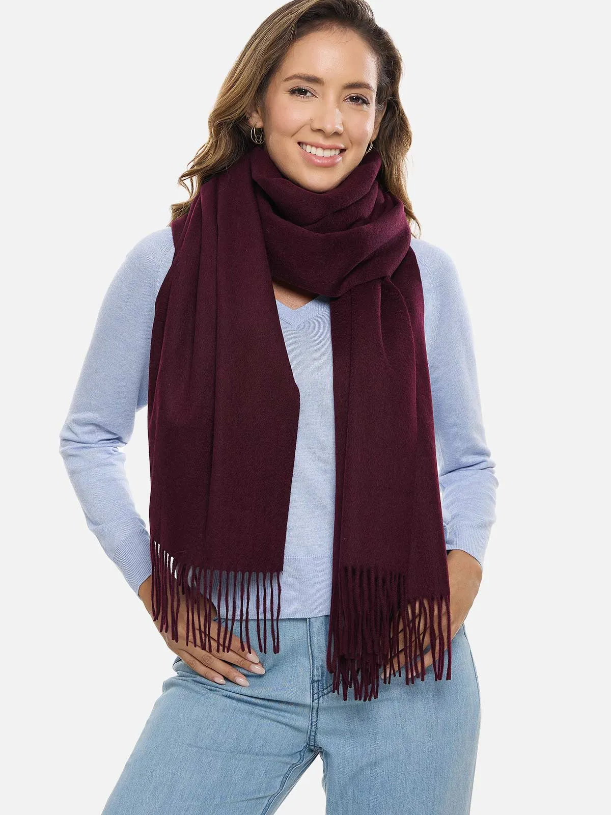 Purple Cashmere Wrap