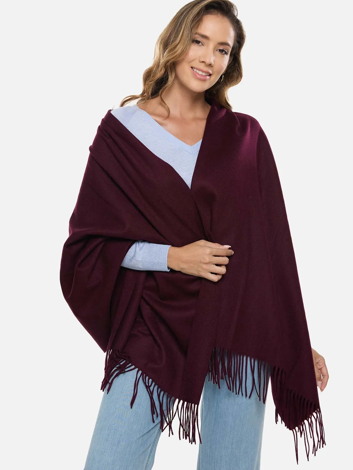 Purple Cashmere Wrap