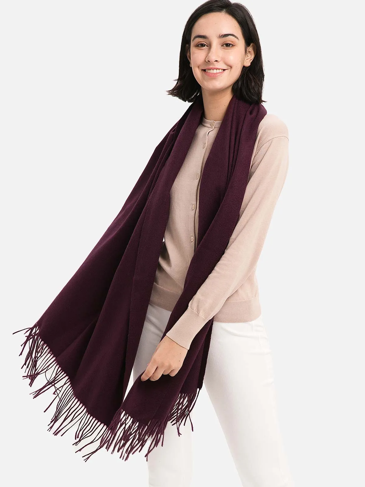 Purple Cashmere Wrap