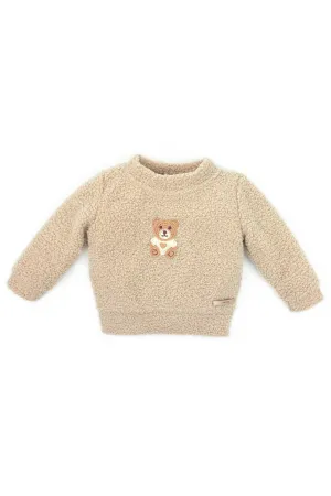 "Marlo" Beige Borg Teddy Jumper