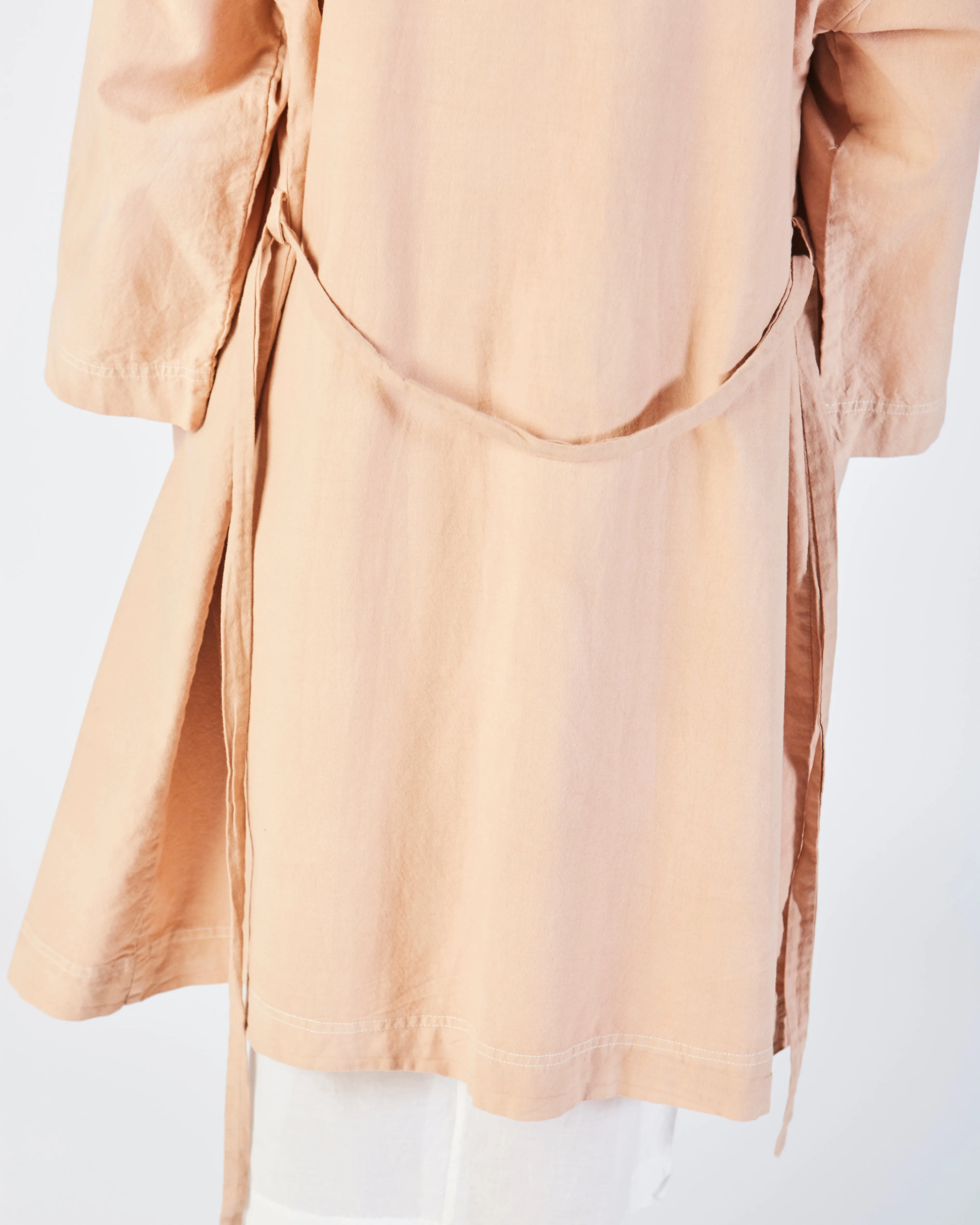 Racine organic cotton robe in petal