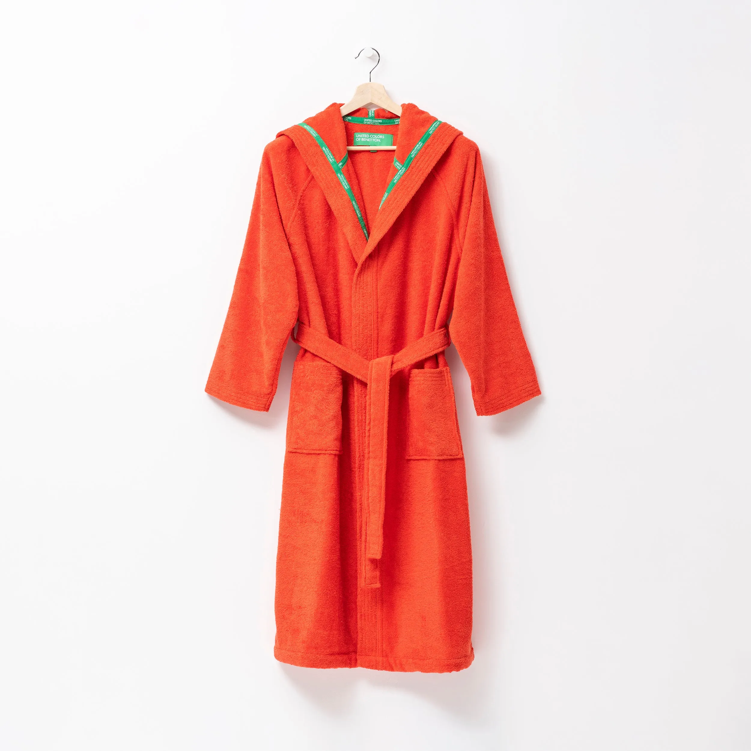 Rainbow 100% Cotton Bathrobe With Hoodie