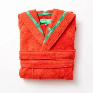 Rainbow 100% Cotton Bathrobe With Hoodie