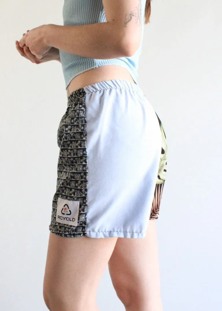 RCYCLD Hawaiian Pieced Shorts