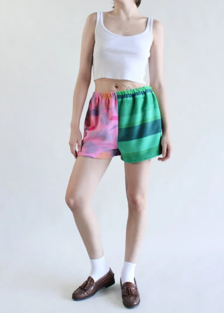 RCYCLD Over Dyed Towel Pieced Shorts