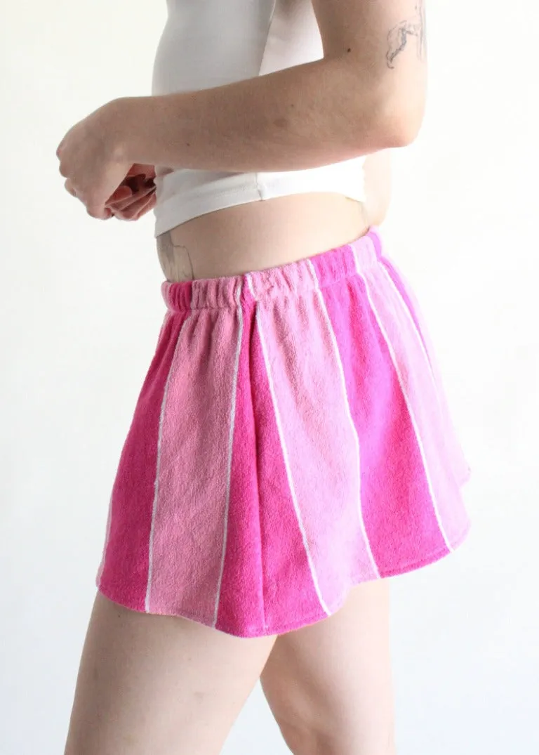 RCYCLD Towel Mini Skirt