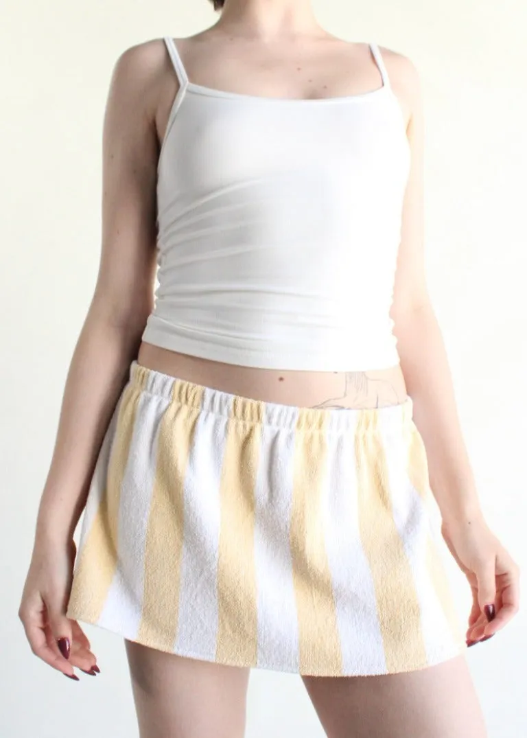 RCYCLD Towel Mini Skirt